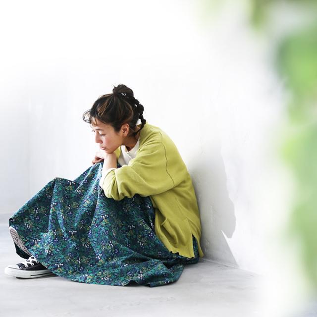 【ついに再入荷！】「the garden」ひみつの庭のスカート レディース フレア Aライン 小花柄 ボトムス_5