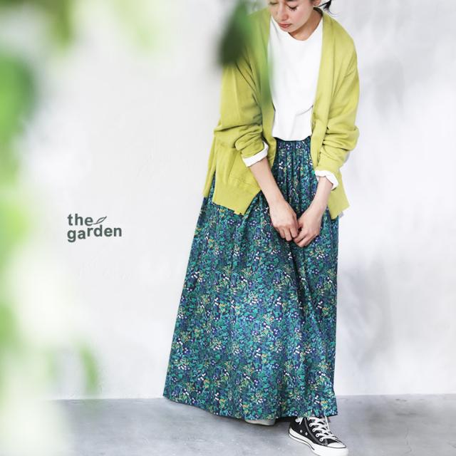 【ついに再入荷！】「the garden」ひみつの庭のスカート レディース フレア Aライン 小花柄 ボトムス_6