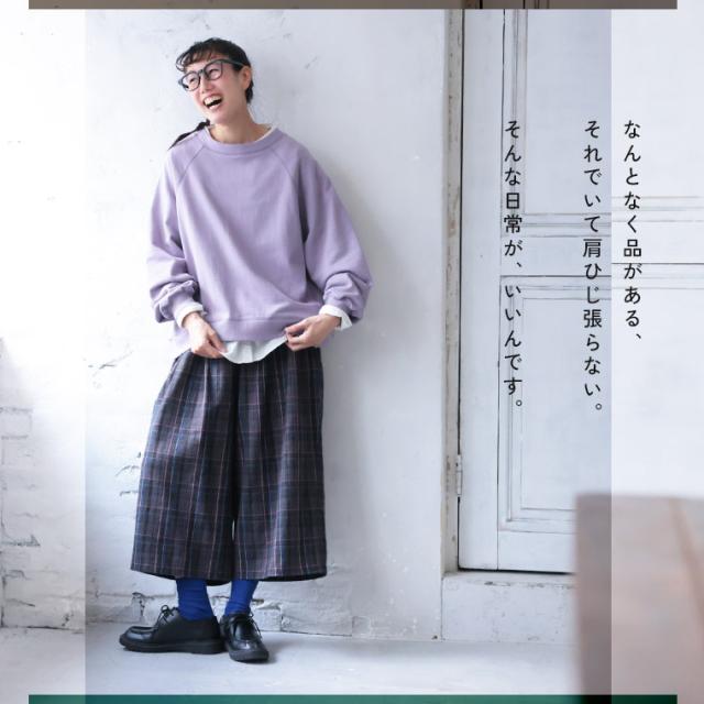 everydayな、プルオーバー レディース スウェット スエット トレーナー 長袖 ラグラン ドルマンスリーブ ボートネック 裏毛 トップス soulberry everydayな、プルオーバー レディース スウェット