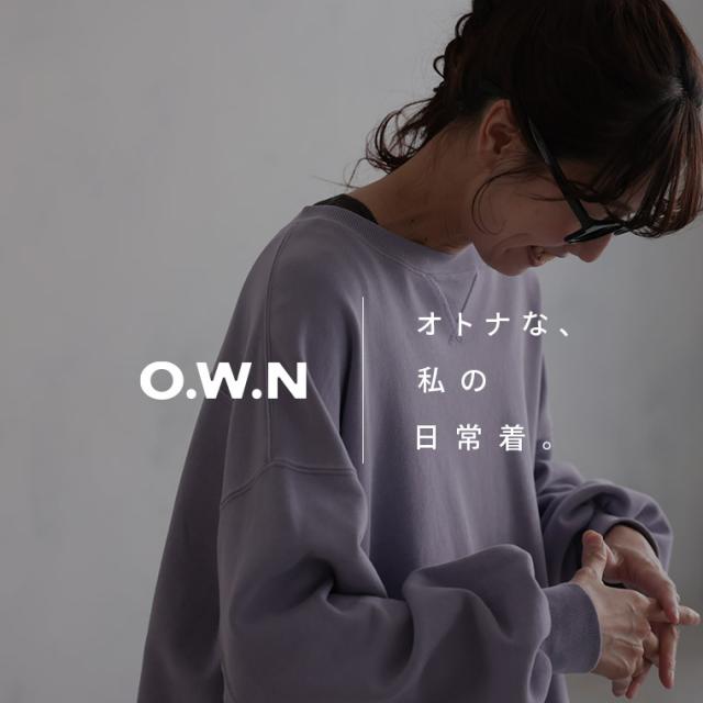 O.W.N 甘じょっぱいスウェット レディース プルオーバー スエット 裏毛