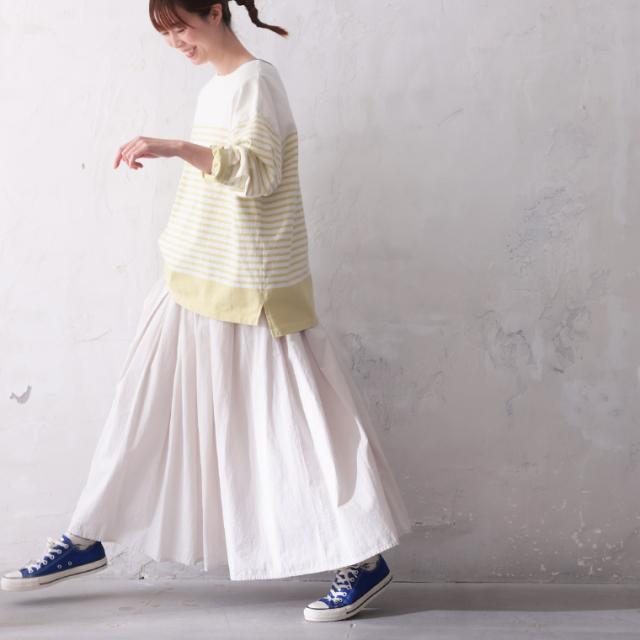 春する、ボーダー。」 らんまんyellowボーダーカットソー レディース