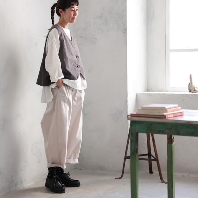 ついに再入荷！】リネンTee レディース ブラウス プルオーバー 長袖