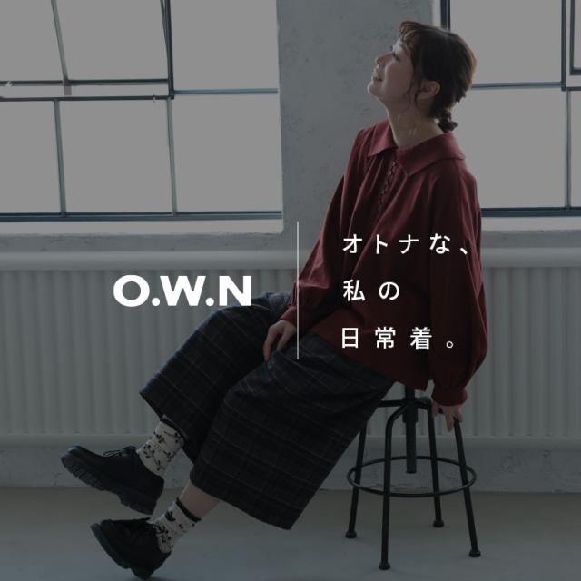 O.W.N 「わがまま別注」秋、かわいいブラウス レディース シャツ プル