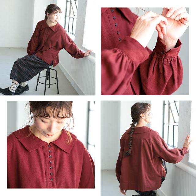 O.W.N 「わがまま別注」秋、かわいいブラウス レディース シャツ プル