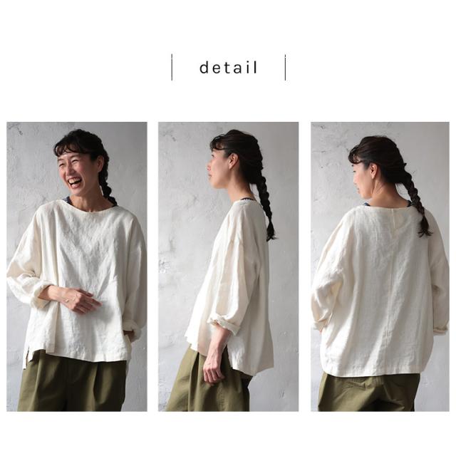 ついに再入荷！】ロンTを麻でつくりました。 麻100%でつくった