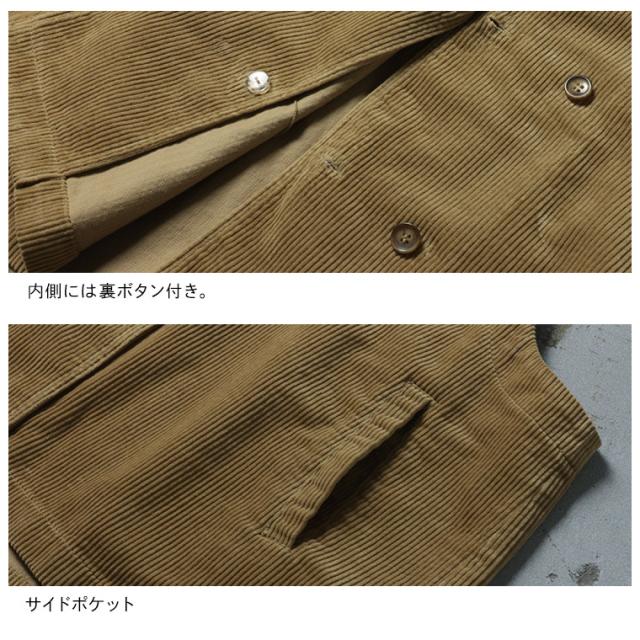 【ついに再入荷！】はちみつ堂 おおきな栗のモンブランのベスト レディース ノースリーブ フード付き パーカー風 トップス_12