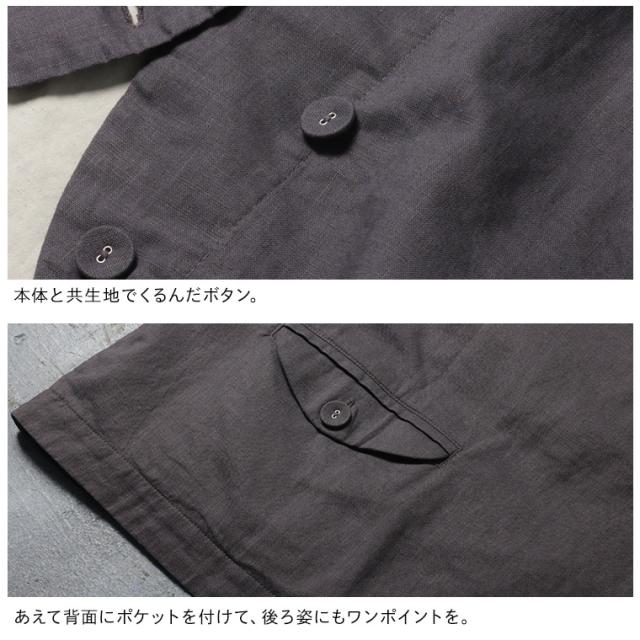 あしたのふく ちょい足すベスト レディース ノースリーブ Vネック リネン混 重ね着 トップス_11