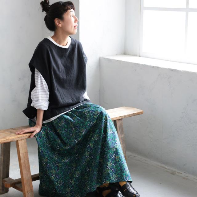 【ついに再入荷！】あしたのふく もっと夏でも着ちゃえるベスト レディース プルオーバー トップス