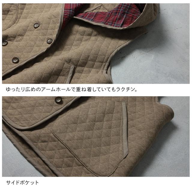 ブリードの森 アフタヌーンキルトのベスト レディース ジレ