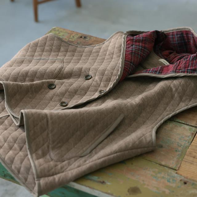 ブリードの森 アフタヌーンキルトのベスト レディース ジレ