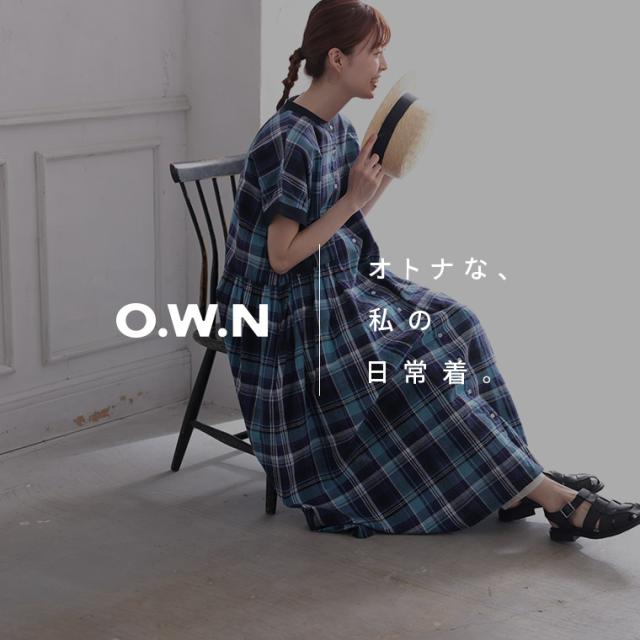 ロングワンピース チェック柄 ワンピース 夏 前後2Wayチェック柄フレア