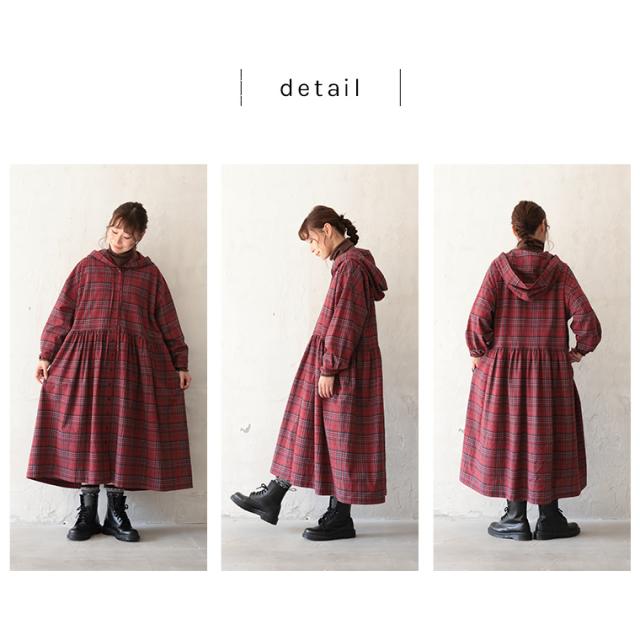ついに再入荷！】ブリードの森 赤ずきんなチェックワンピース
