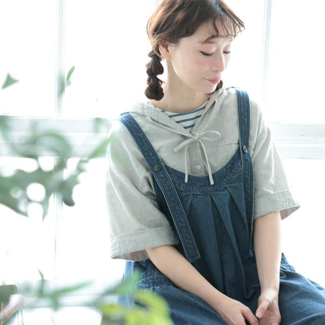 【ついに再入荷！】あしたのふく まいにち寄り添う、デニムのワンピース。 レディース ジャンパースカート サロペットワンピース