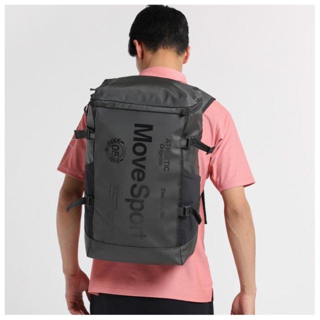 デサント メンズ レディース スクエアバッグパック30L バッグ 鞄 はっ水加工 再帰反射 リュック DMAXJA30 スクエアバッグパック30L