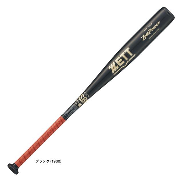 【84cm】ZETT（ゼット）軟式用金属製バット ZettPower ゼットパワー 800g平均（BAT30604）ミドルバランス 軟式野球 金属バット 一般用