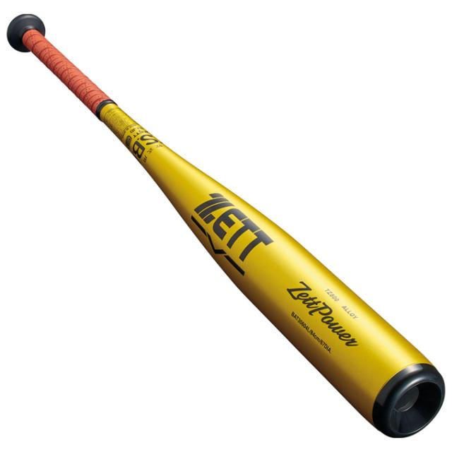 【84cm】ZETT（ゼット）軟式用金属製バット ZettPower ゼットパワー 750g平均（BAT30604L）ミドルバランス 軟式野球 金属バット 一般用