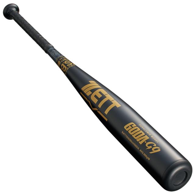 【80cm】ZETT（ゼット）限定 少年軟式用金属製バット GODA-G9 ゴーダG9 600g平均（BAT77640）ミドルバランス 軟式野球 ジュニア キッズ