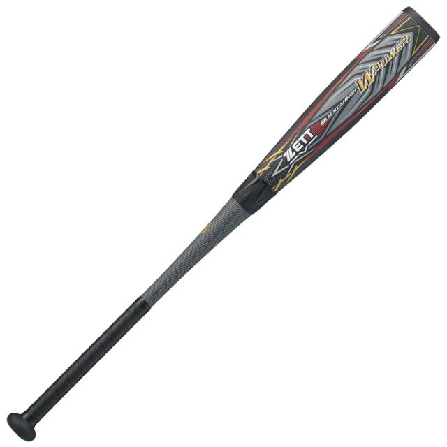 84cm】ZETT（ゼット）限定 軟式用FRP製バット ブラックキャノンダブル
