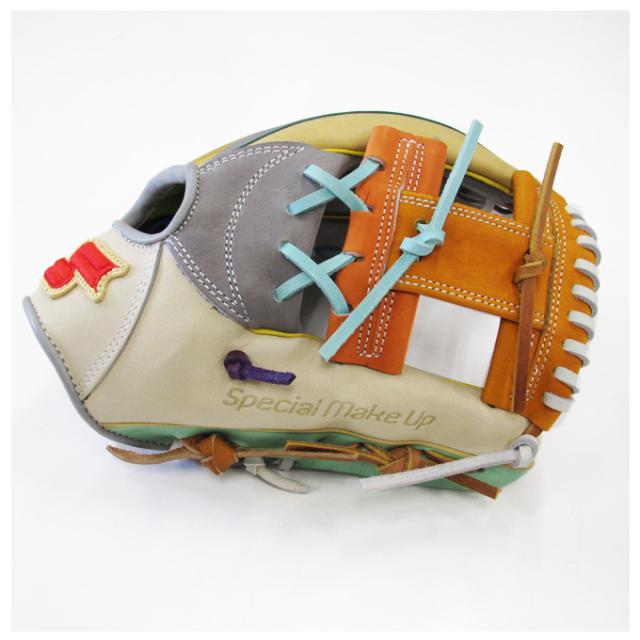 SSK（エスエスケイ）限定 軟式用グラブ カラフルシリーズ 内野手用 345