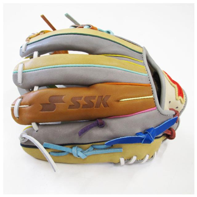 SSK（エスエスケイ）限定 軟式用グラブ カラフルシリーズ 内野手用 345