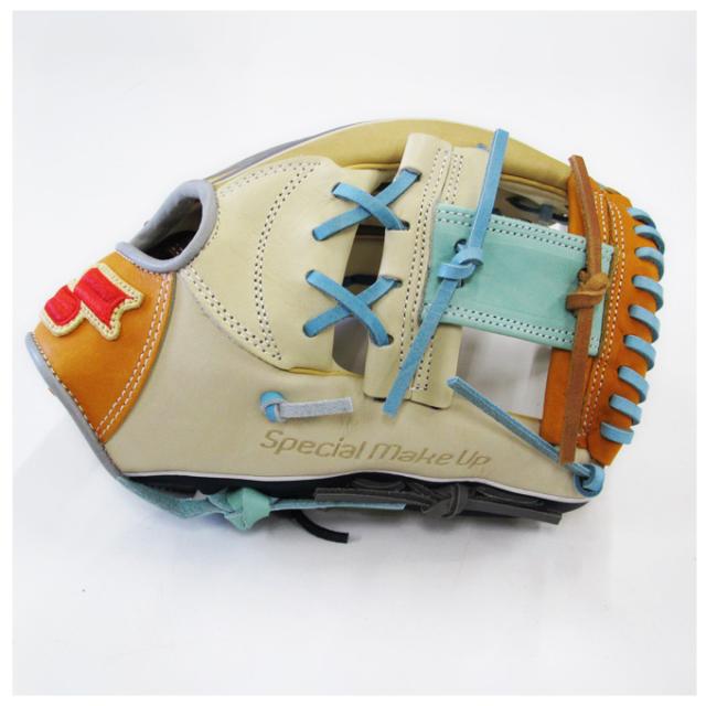 SSK（エスエスケイ）限定 軟式用グラブ カラフルシリーズ 内野手用 345