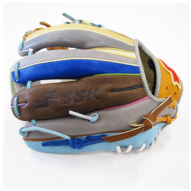 SSK（エスエスケイ）限定 軟式用グラブ カラフルシリーズ 内野手用 345