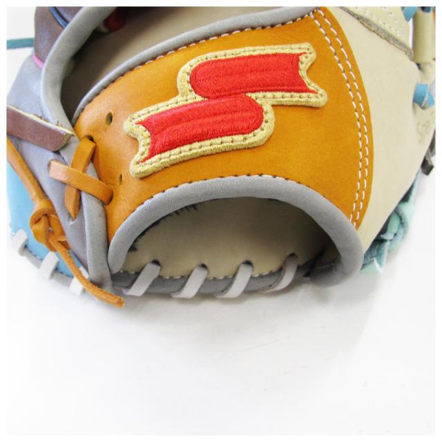 SSK（エスエスケイ）限定 軟式用グラブ カラフルシリーズ 内野手用 345