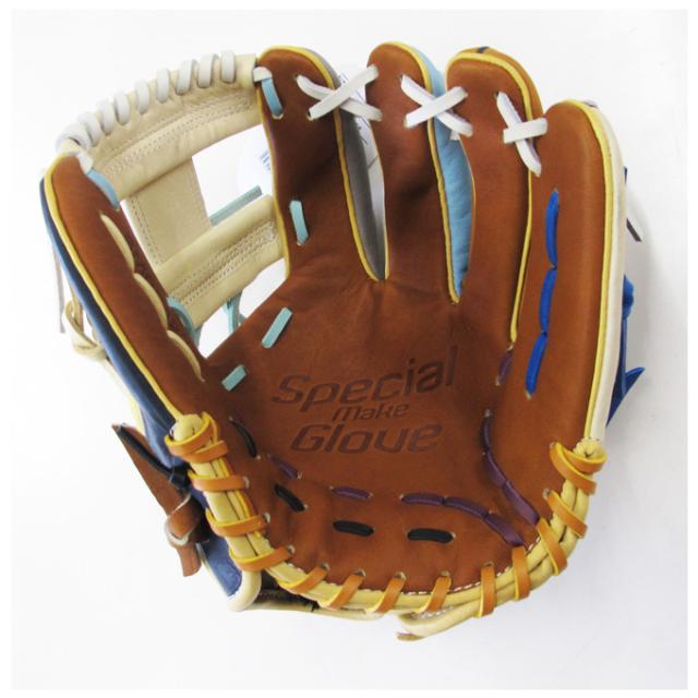 SSK（エスエスケイ）限定 軟式用グラブ カラフルシリーズ 内野手用 345