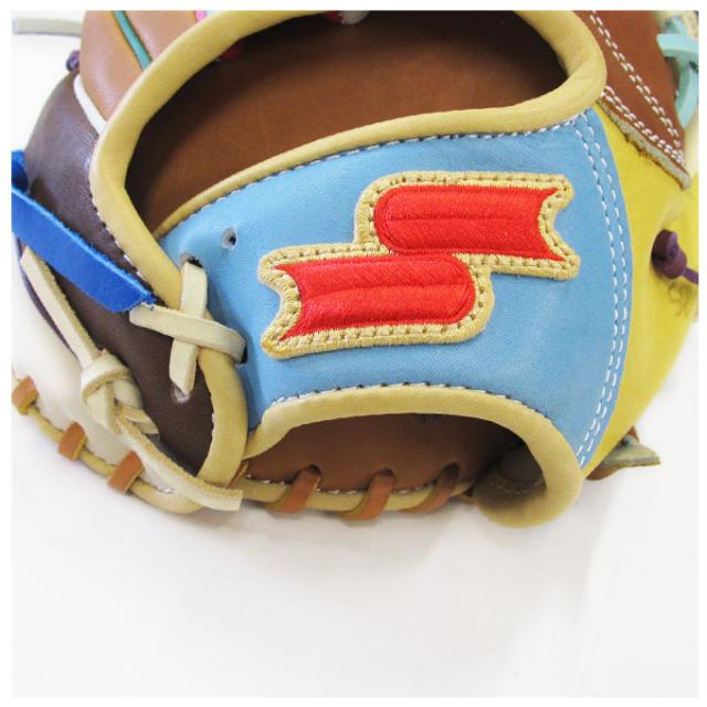 SSK（エスエスケイ）限定 軟式用グラブ カラフルシリーズ 内野手用 345