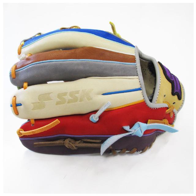 SSK（エスエスケイ）限定 軟式用グラブ カラフルシリーズ 内野手用 761