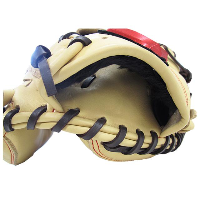 MIZUNO（ミズノ）限定 軟式用キャッチャーミット ウィルドライブ レッド 捕手用 B-D型（1AJCR33600）野球 ベースボール キャッチミット 右投げ 一般用_2