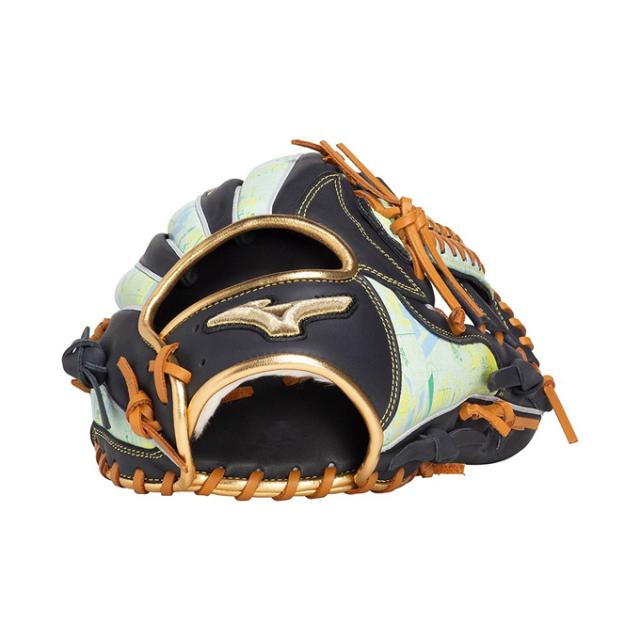 ミズノ MIZUNO グローバルエリート 軟式用グローブマルチ ブラック 11