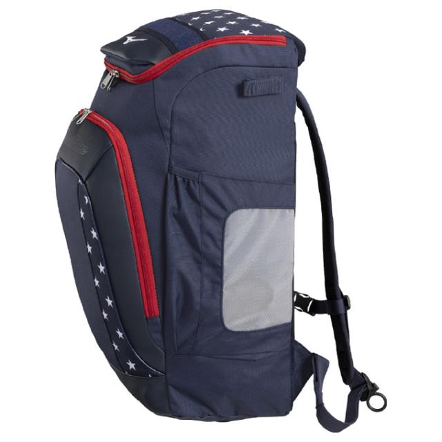 MIZUNO（ミズノ）限定 グローバルエリート USAオールインワンバックパック 40L（1FJDC910）Global Elite 野球 リュックサック バット収納可 かばん 一般用