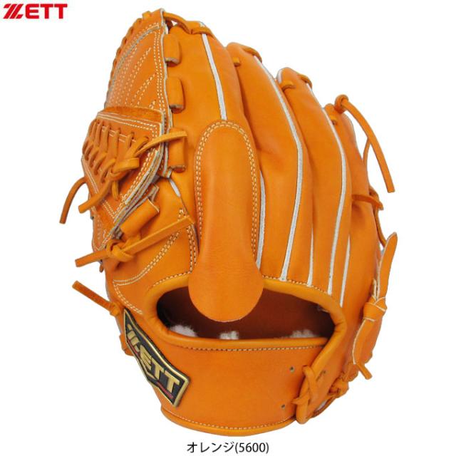 ZETT PROSTATUS 硬式グローブ オレンジ 左投げ オレンジ/左投げのみ】ZETT（ゼット）限定 硬式用グラブ