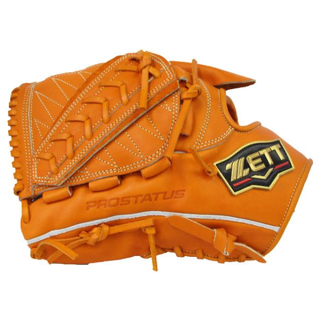 オレンジ/左投げのみ】ZETT（ゼット）限定 硬式用グラブ