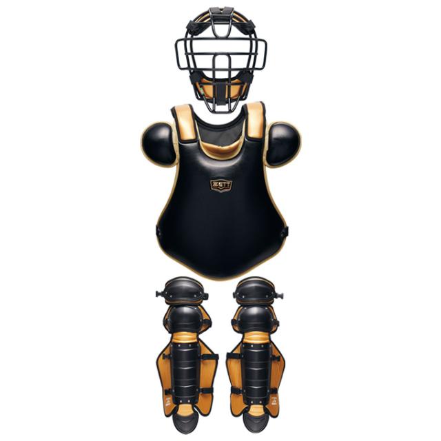 ZETT（ゼット）限定 軟式・ゴムソフトボール用 キャッチャー防具 3点