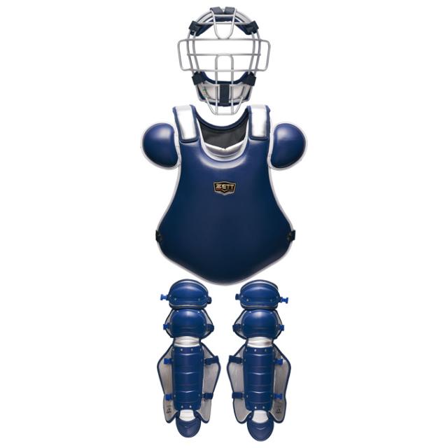 ZETT（ゼット）限定 軟式・ゴムソフトボール用 キャッチャー防具 3点