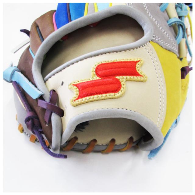 SSK（エスエスケイ）限定 軟式用グラブ カラフルシリーズ 内野手用 345
