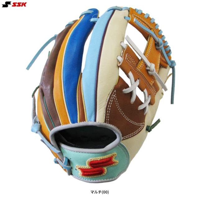 SSK（エスエスケイ）限定 軟式用グラブ カラフルシリーズ 内野手用 345型（SMRC123H）野球 グローブ 軟式野球 右投げ用 内野用 一般用 12,672円