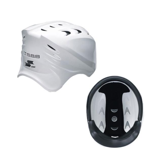 Mizuno J.S.B.B. キャッチャーヘルメット ホワイト 新品)ミズノ軟式