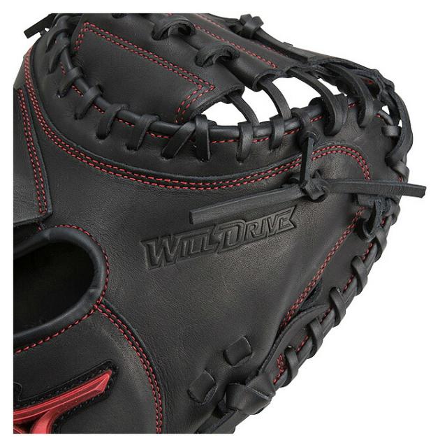 MIZUNO（ミズノ）軟式用捕手グローブ WILLDRIVE RED キャッチャー用 B-D型（1AJCR27800）ベースボール 野球 キャーミ グローブ キャッチャー 右投げ用 押し並べて用