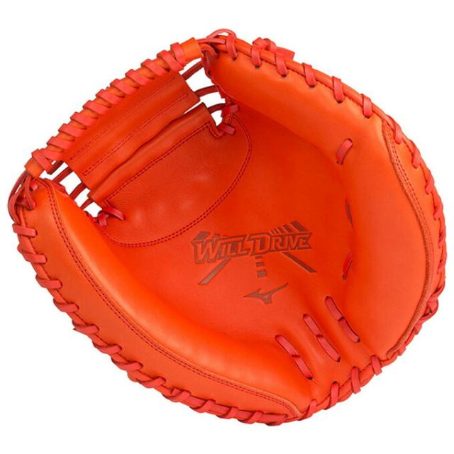 MIZUNO（ミズノ）軟式用キャッチャーミット WILLDRIVE RED 捕手用 M-R型（1AJCR27810）野球 ベースボール キャーミ ミット 捕手 右投げ用 一般用_1