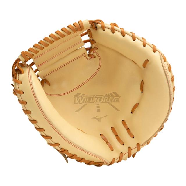 MIZUNO（ミズノ）限定 軟式用キャッチャーミット ウィルドライブ レッド 捕手用 M-R型（1AJCR30710）野球 右投げ用 一般用_4