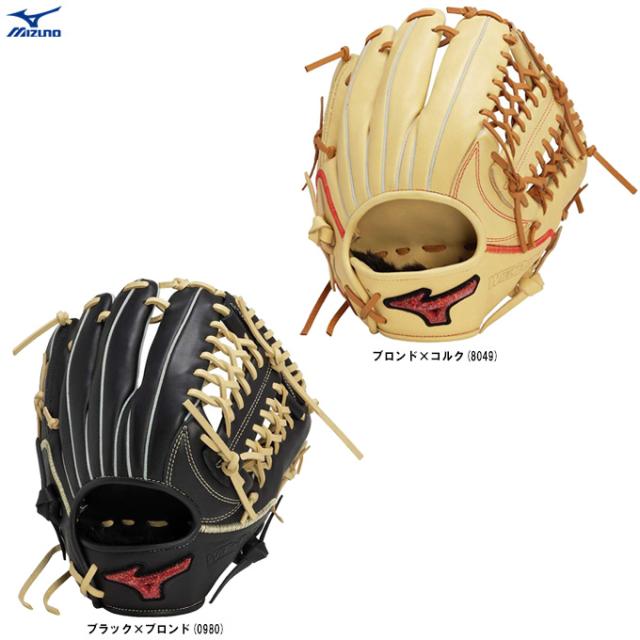 MIZUNO（ミズノ）限定 軟式用ウィルドライブ レッド U-Plus 投手×外野 サイズ12（1AJGR14140）野球 グローブ 一般用