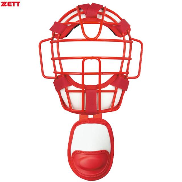 ■ZETT（ゼット）3号ゴムソフトボール用 キャッチャーマスク&スロートガードセット SG基準対応品（BLM5153A/BLM8A）JSA 防具 大人用 一般用
