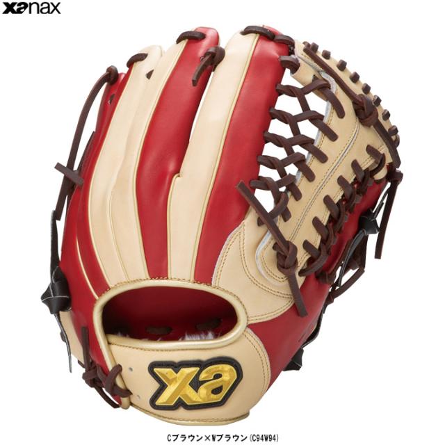 XANAX（ザナックス）軟式用グラブ トラスト カラフルライン オールラウンド用（BRG25PP2C）野球 グローブ 右投げ 左投げ 一般用