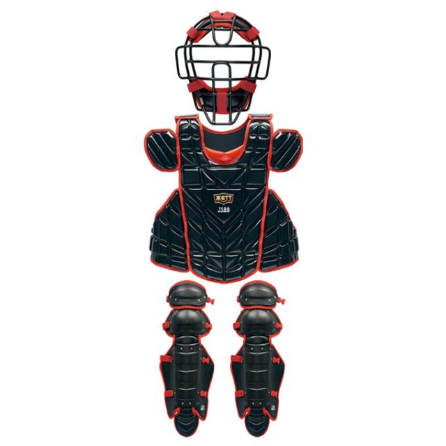 ZETT（ゼット）限定 プロステイタス 軟式用キャッチャー防具 3点セット