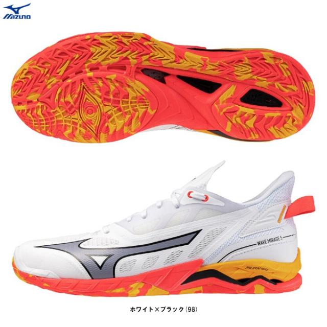MIZUNO（ミズノ）限定 ウエーブミラージュ 5 WAVE MIRAGE 5（X1GA2350）ハンドボールシューズ 屋内用 インドア ユニセックス