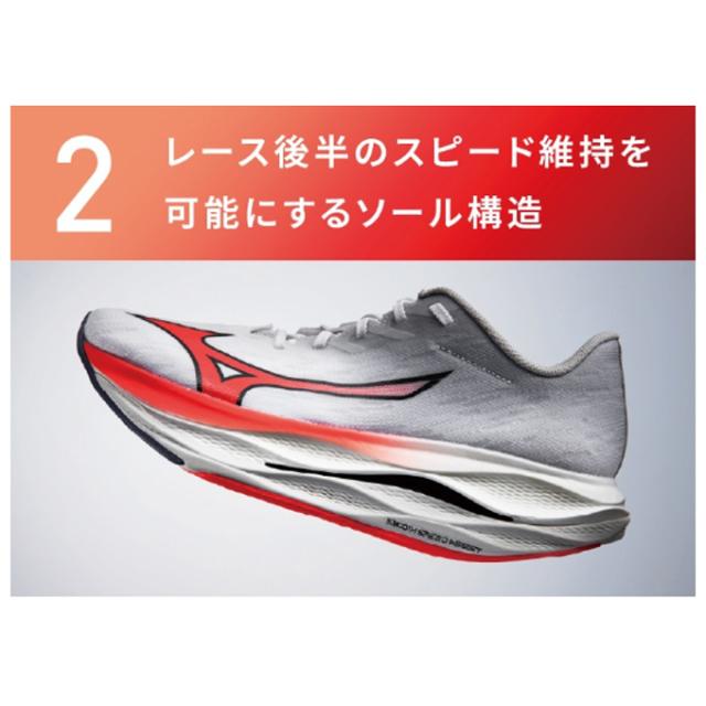 MIZUNO（ミズノ）ウエーブリベリオンフラッシュ3 WAVE REBELLION FLASH 3（J1GC2535）マラソン ジョギング ランニングシューズ レーシングシューズ メンズ_8