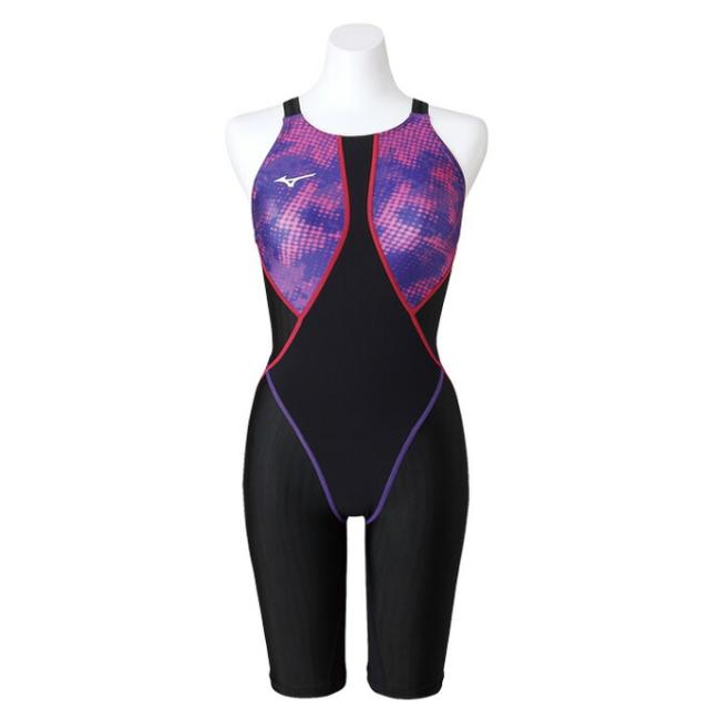 Mizuno スポーツ用水着 黒紫 フィットネス｜水着｜スイム｜ミズノ公式